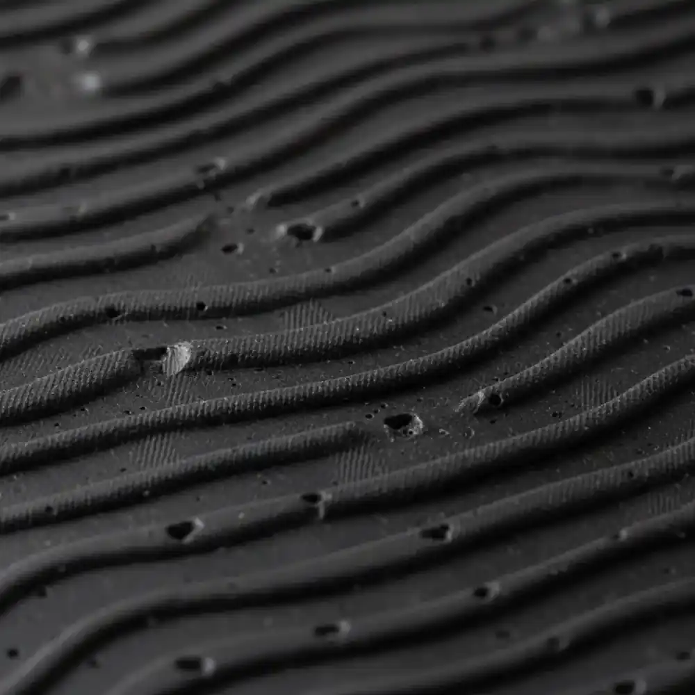 Close up of natural rubber mat texture