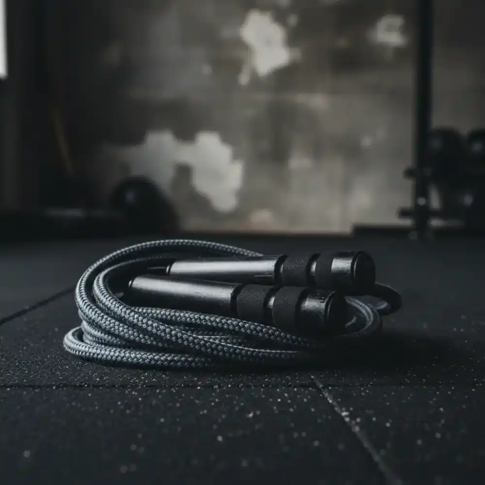Weighted jump rope close up