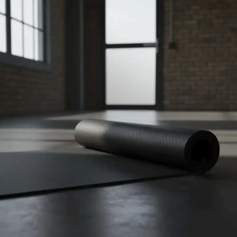 Pro performance yoga mat in black